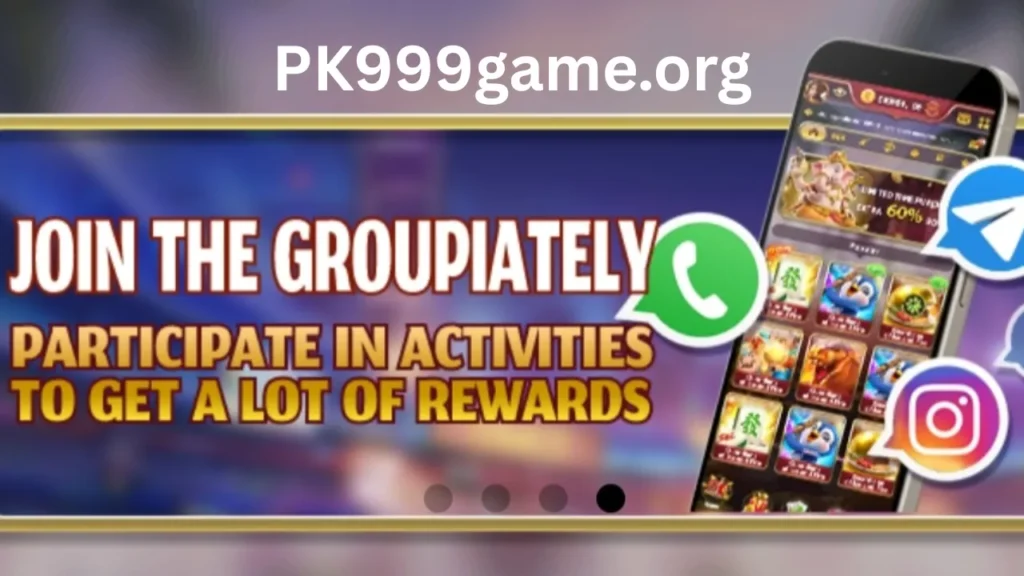 Get rewards by following official channel of PK999